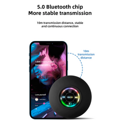 Mini Waterproof RGB Bluetooth Speaker with Microphone