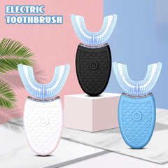 New Smart U-Shaped Silicone Electric Toothbrush 360 ultrasonic Electric Toothbrush