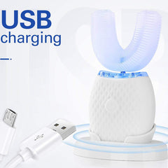 New Smart U-Shaped Silicone Electric Toothbrush 360 ultrasonic Electric Toothbrush