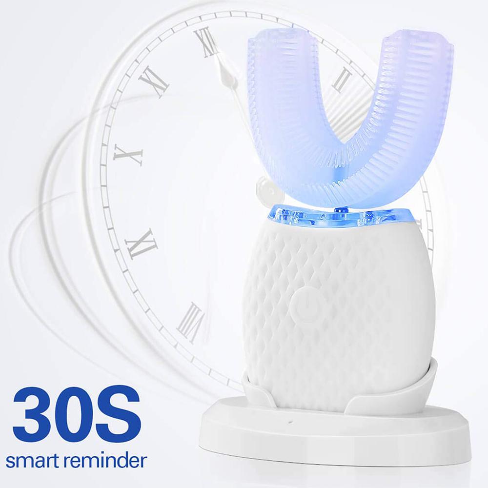 New Smart U-Shaped Silicone Electric Toothbrush 360 ultrasonic Electric Toothbrush