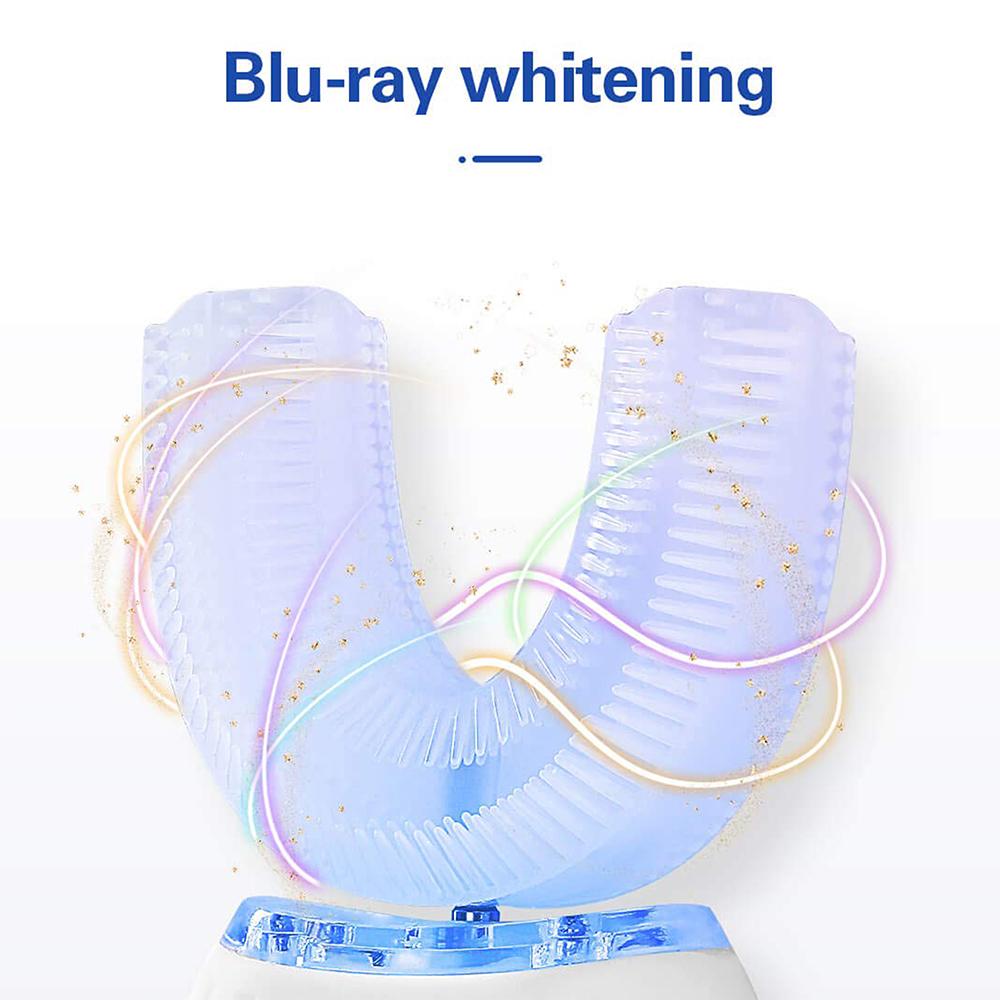 New Smart U-Shaped Silicone Electric Toothbrush 360 ultrasonic Electric Toothbrush