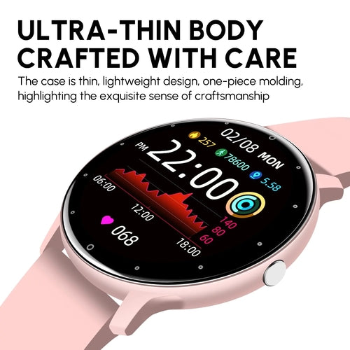 IP67 Waterproof Smart Watch Bluetooth Fitness Tracker Camera Remote Control Sports Activity Suitable for Women Men Teens, Intelligent Watch Smart Watch for Android and IOS
