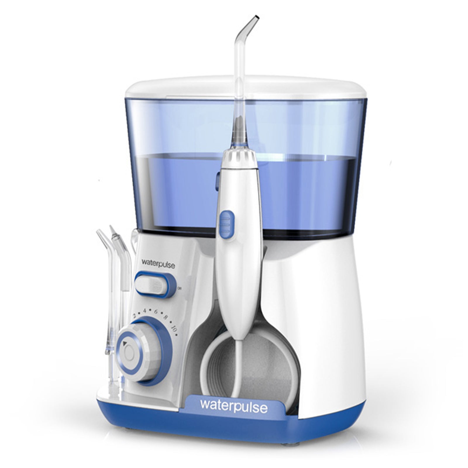 Water Flosser Oral Irrigator with 10 Adjustable Water Jet Pressures, 800ml Capacity