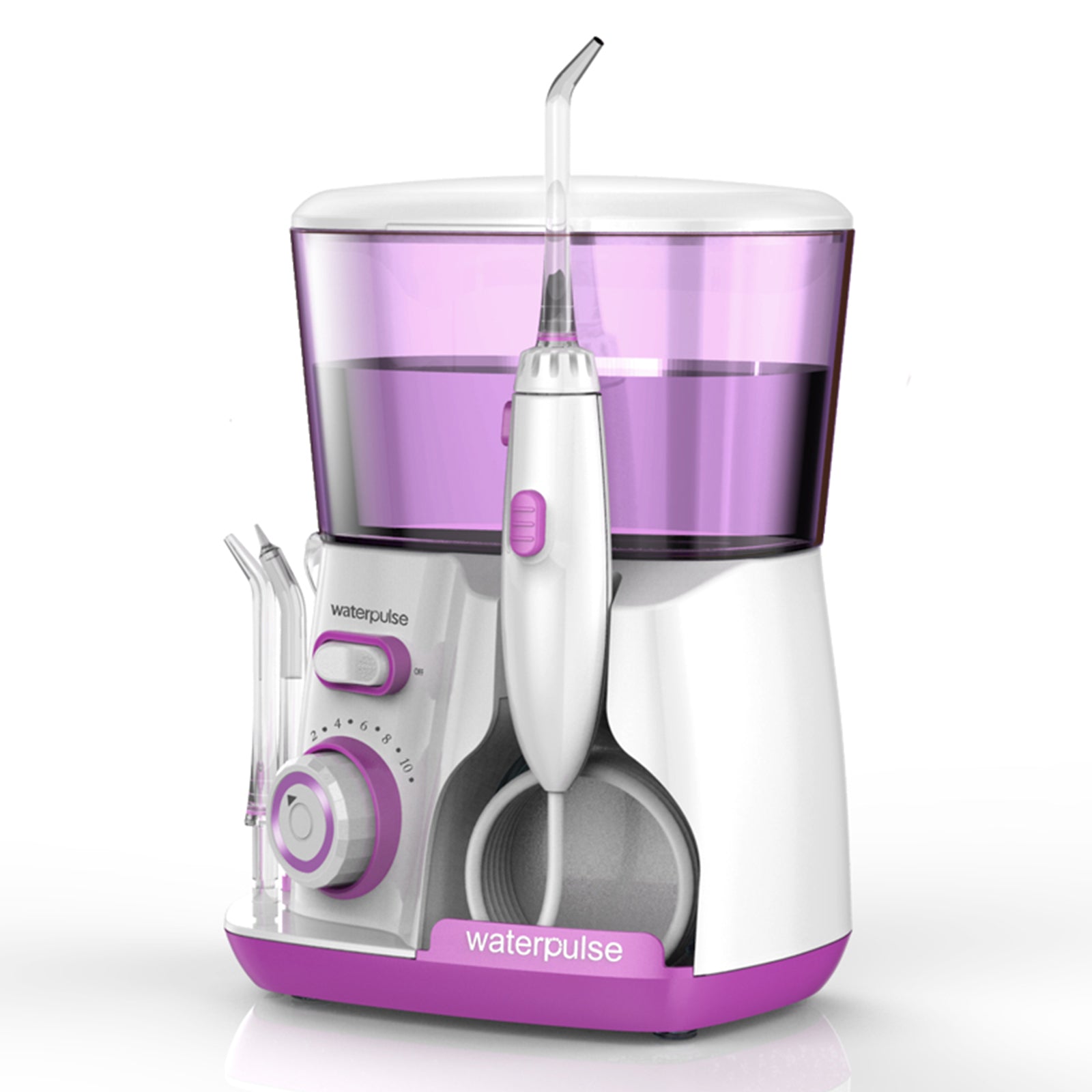 Water Flosser Oral Irrigator with 10 Adjustable Water Jet Pressures, 800ml Capacity