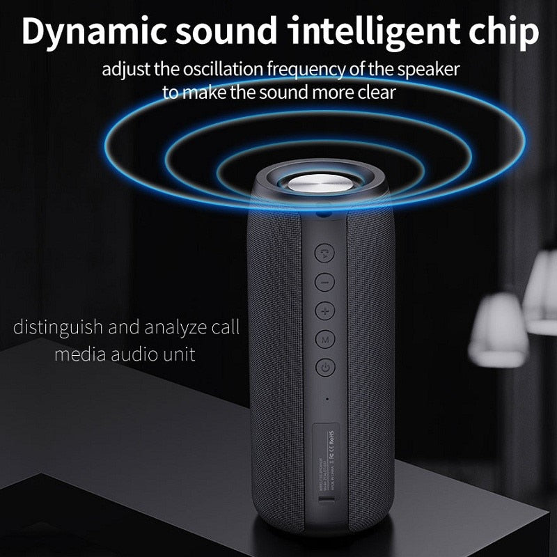 360 Degrees Bluetooth Portable Subwoofer Waterproof Speaker