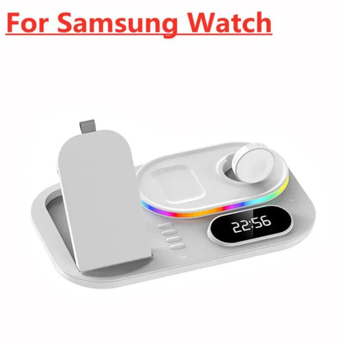 4 in 1 LED Wireless Fast Charging Station