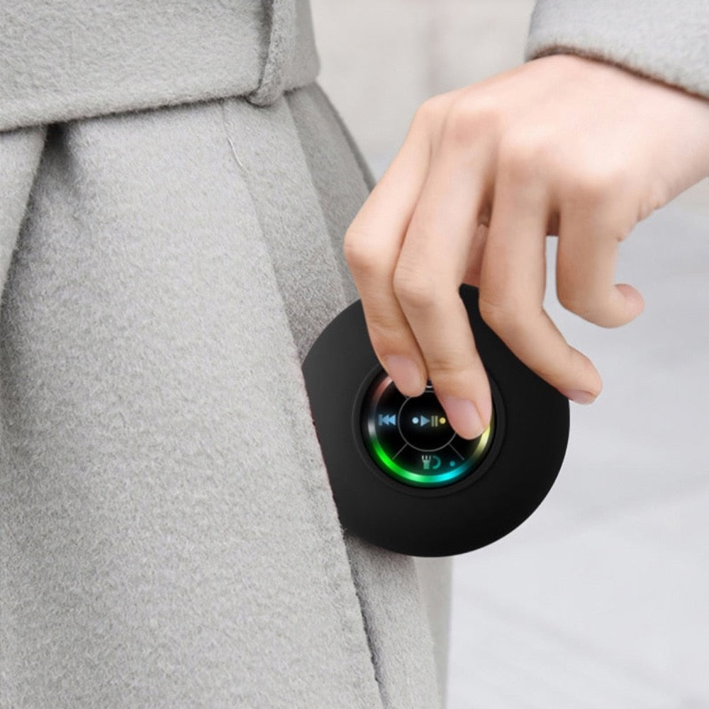 Mini Waterproof RGB Bluetooth Speaker with Microphone