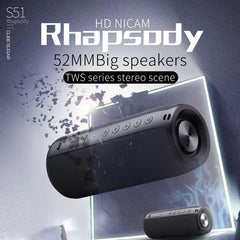 360 Degrees Bluetooth Portable Subwoofer Waterproof Speaker