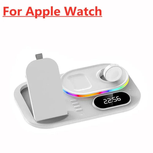 4 in 1 LED Wireless Fast Charging Station