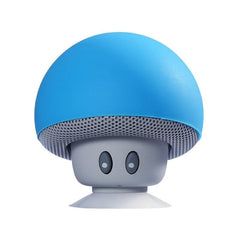 Mini Portable Speaker, Mushroom Shape Speaker, Builtin Microphone for HandsFree Calling, Mobile Phone Holder Function