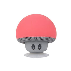 Mini Portable Speaker, Mushroom Shape Speaker, Builtin Microphone for HandsFree Calling, Mobile Phone Holder Function