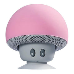 Mini Portable Speaker, Mushroom Shape Speaker, Builtin Microphone for HandsFree Calling, Mobile Phone Holder Function