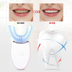 New Smart U-Shaped Silicone Electric Toothbrush 360 ultrasonic Electric Toothbrush
